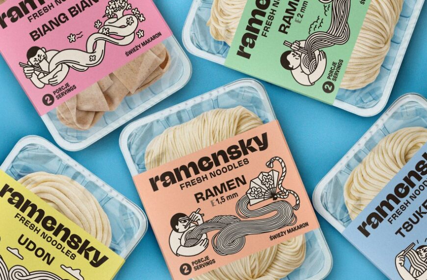 Ramensky’s Packaging Makes Fresh Look Smart