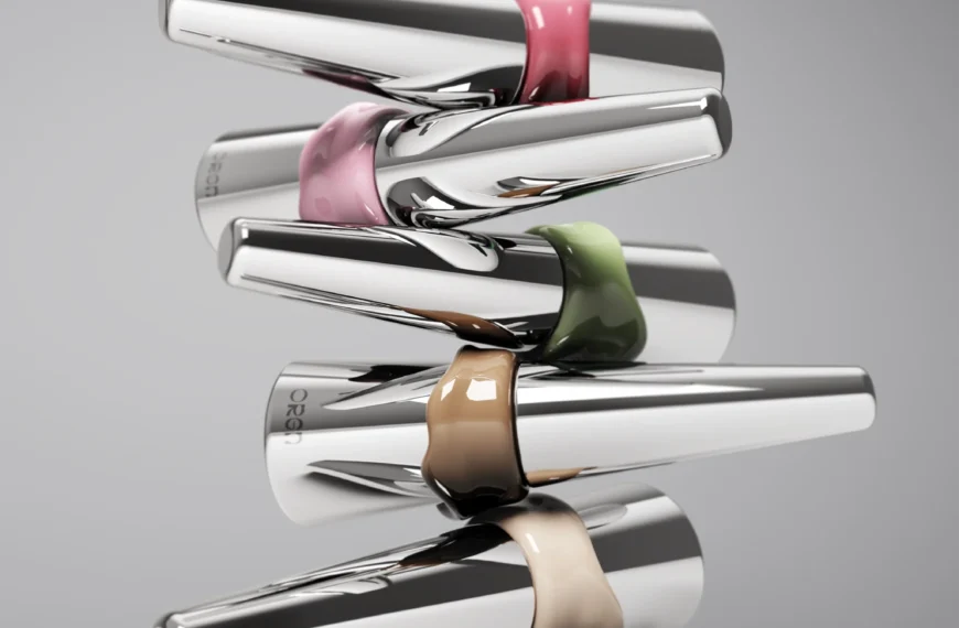 d’ ORIGIN Rethinks Nail Polish With Chrome, Lab-Inspired Design