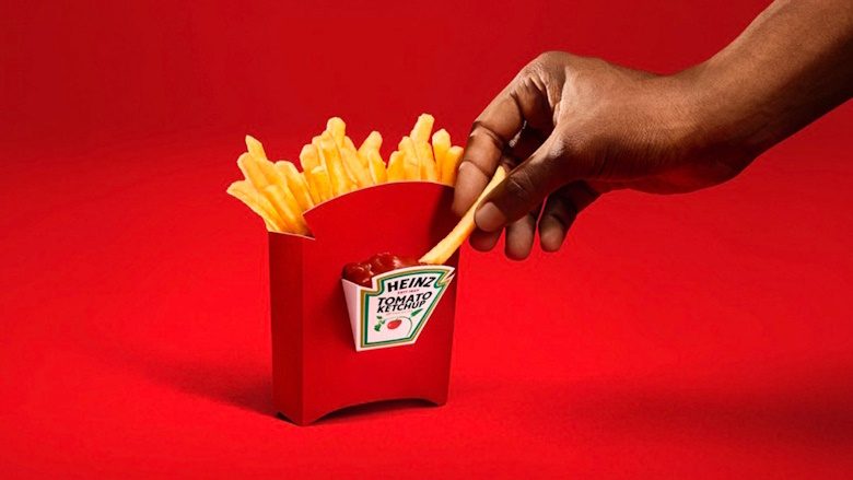 HEINZ Unveils First Fry Box with Built-In Condiment Compartment