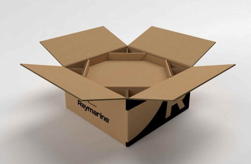 Raymarine collaborates with DS Smith for cardboard radar packaging