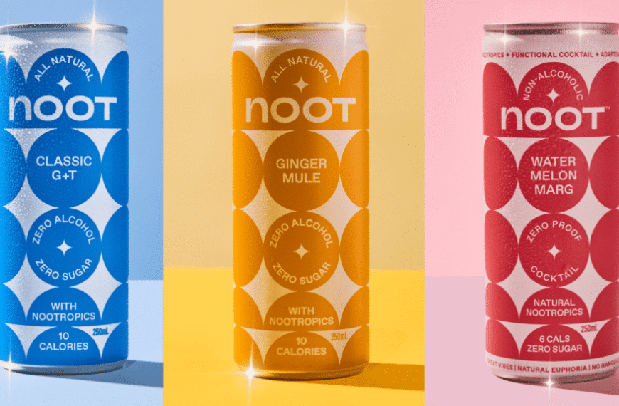Non-Alcoholic RTD Noot Offers a Touch of Mid-Century Flair