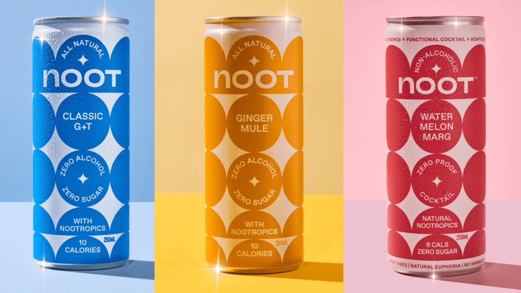 Non-Alcoholic RTD Noot Offers a Touch of Mid-Century Flair