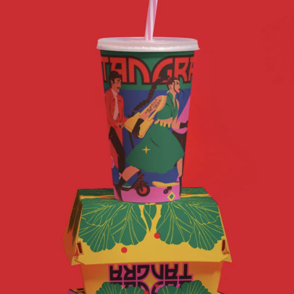 TANGRA Turns Fast Food Into a Full Throttle Graphic Spectacle
