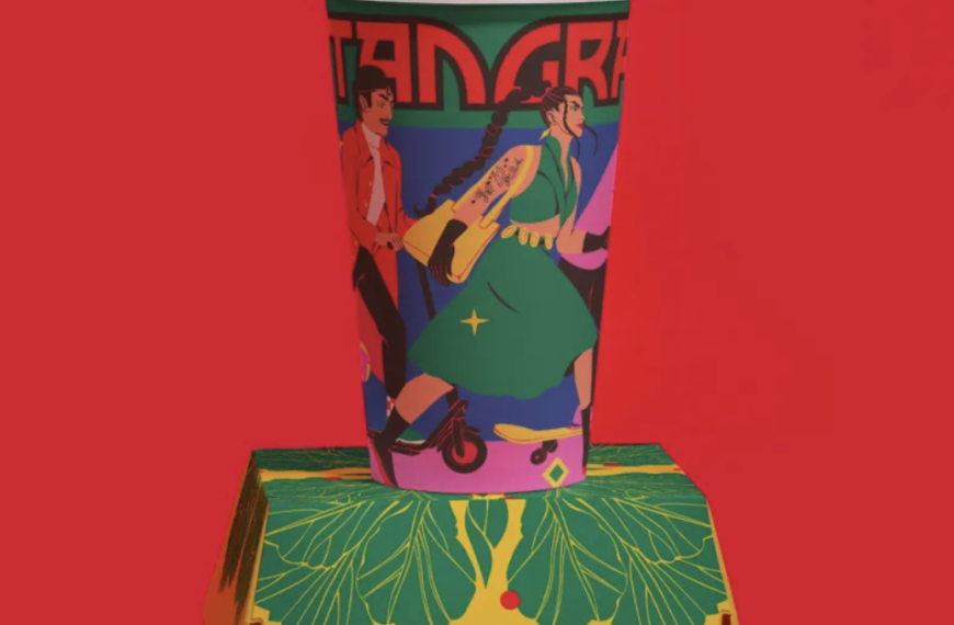 TANGRA Turns Fast Food Into a Full Throttle Graphic Spectacle