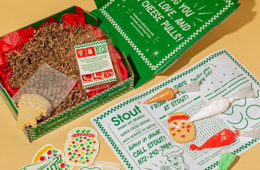 Stout Turns Neighborhood Pizza Shop Nostalgia Into a Gift