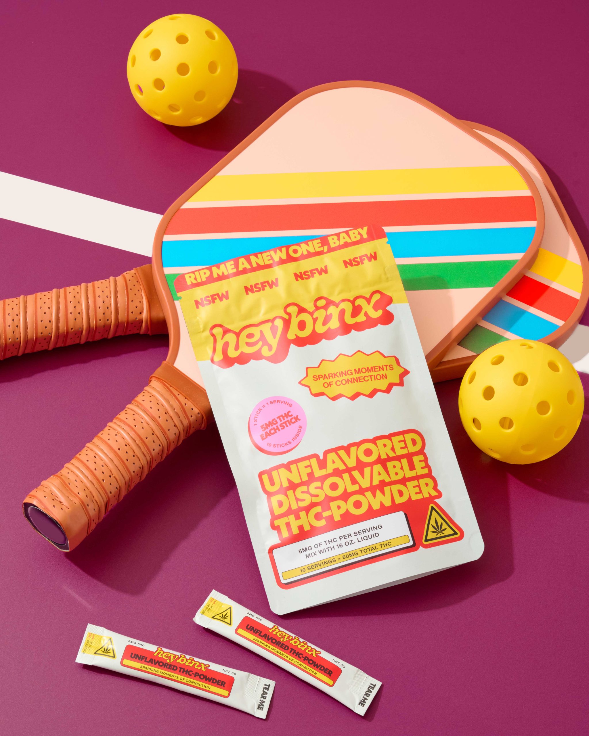 Hey Binx’s THC Powders Are Unapologetically Loud