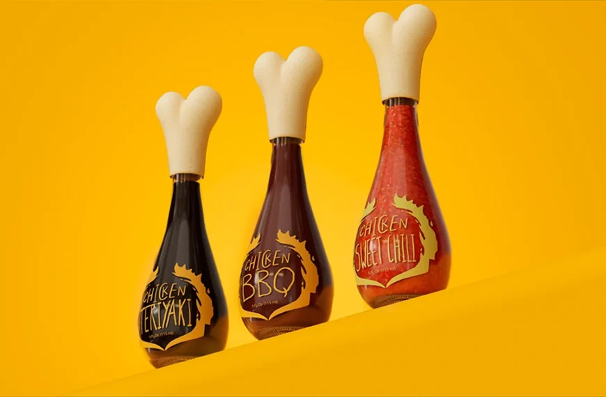 Bone Appétit? You’ll Want These Sauces Packaged Inside a Chicken Drumstick-Shaped Bottle