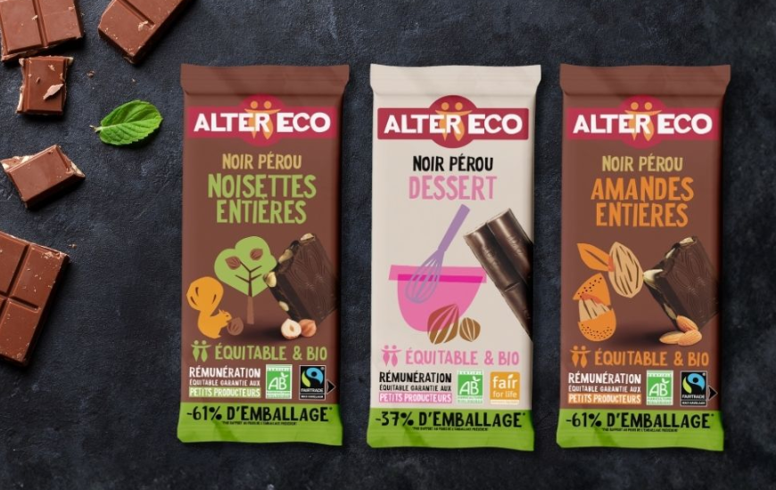 Alter Eco Partners with Amcor to Develop Paper-Based Chocolate Packaging