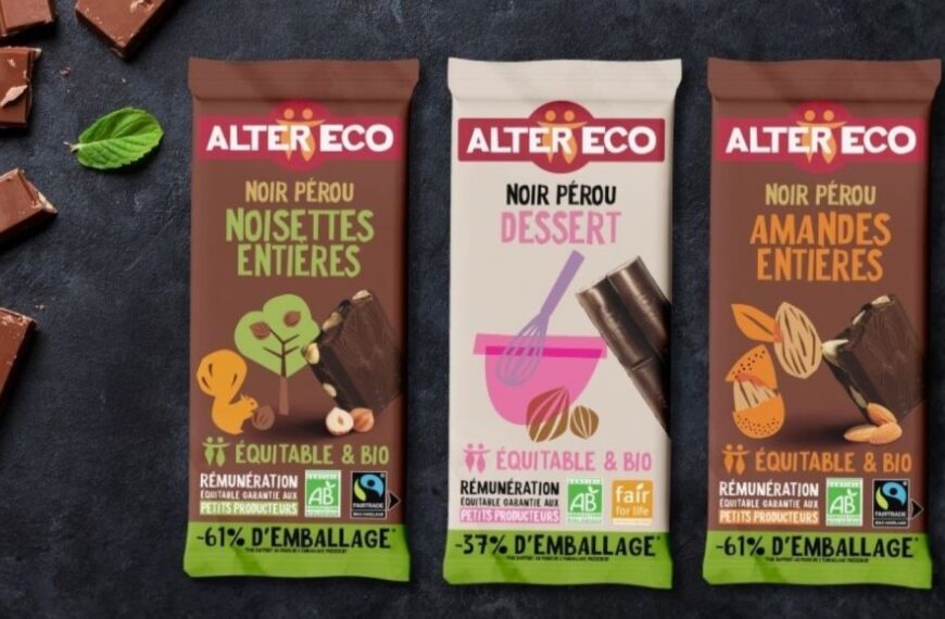 Alter Eco partners with Amcor on recyclable chocolate wrappers