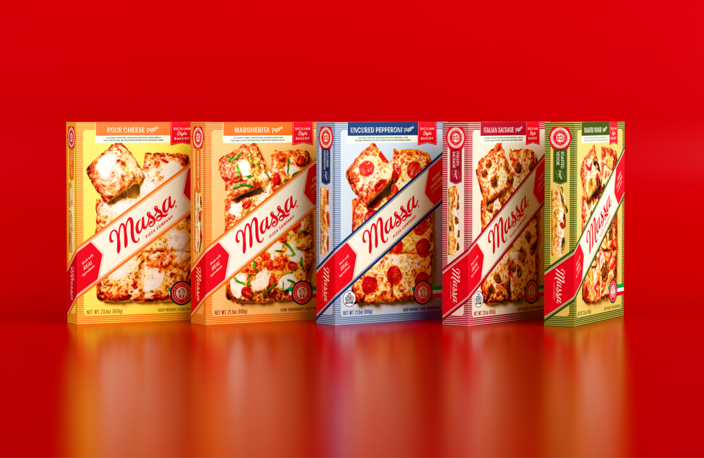 Massa’s New Frozen Pizza Box Celebrates Its Sicilian Roots