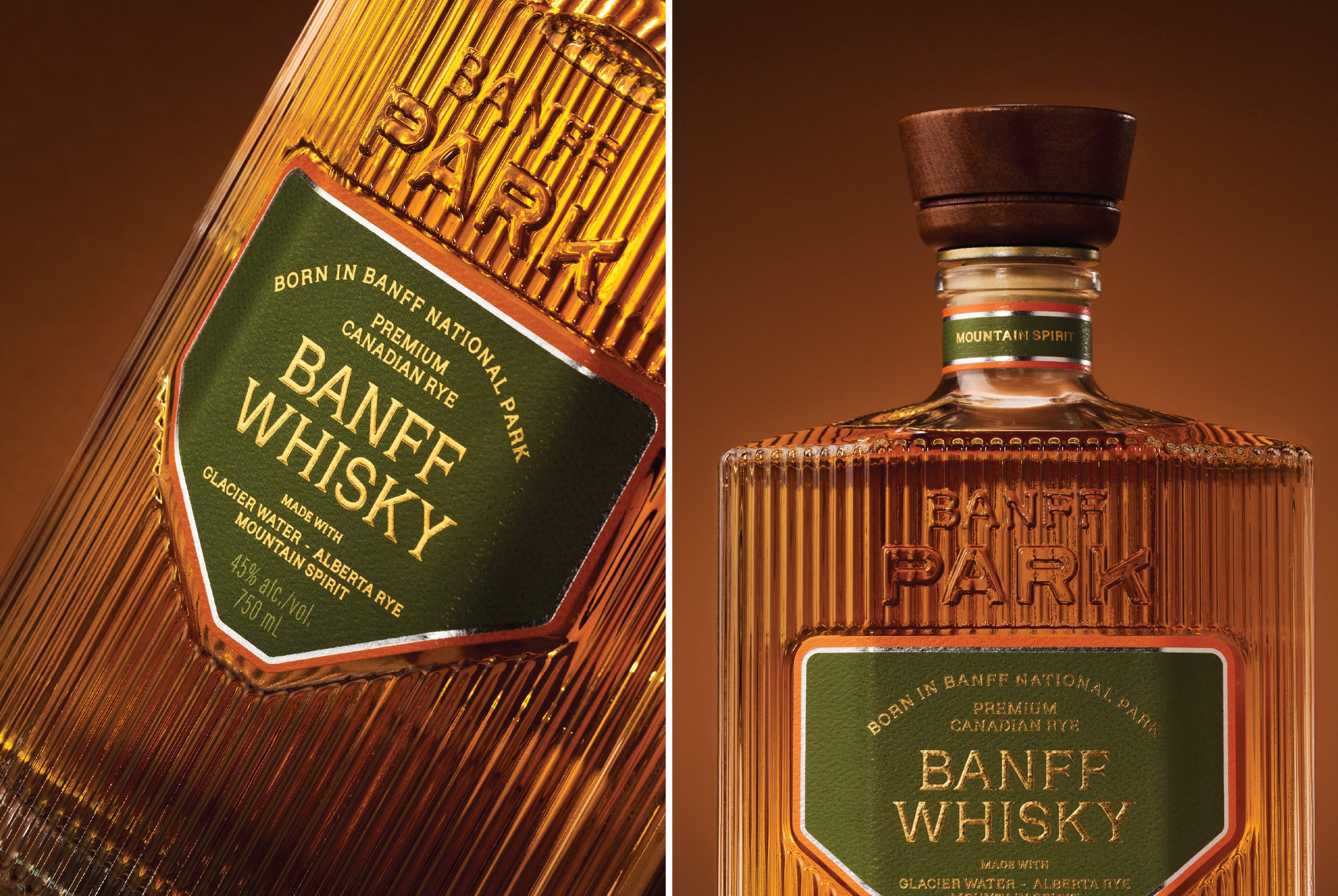 Banff Whisky Bottles the Spirit of the Mountains