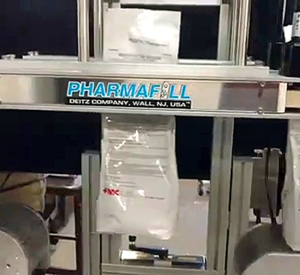 Deitz Co.'s Pharmafill BCV1 Automates Bottom-Side Pouch Printing