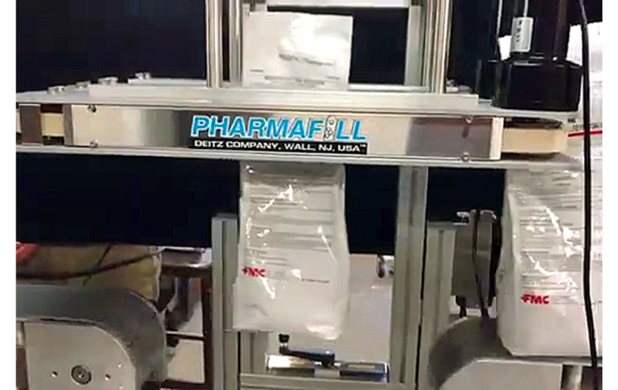 Deitz Co.'s Pharmafill BCV1 Automates Bottom-Side Pouch Printing