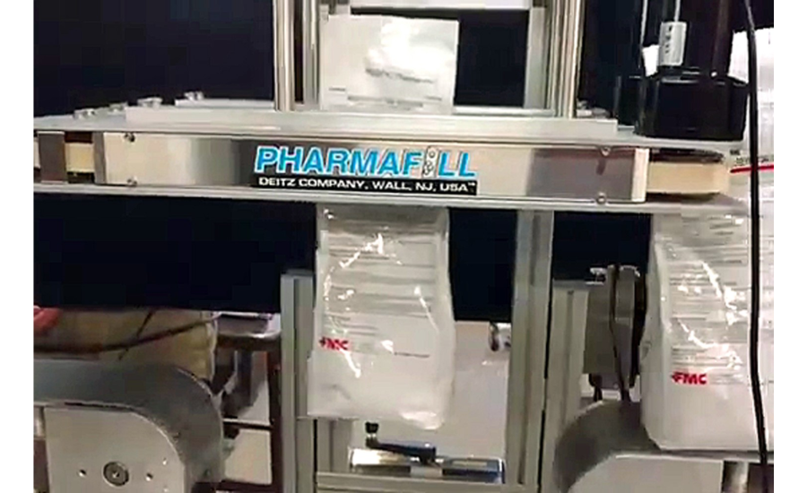 Deitz Co.'s Pharmafill BCV1 Automates Bottom-Side Pouch Printing
