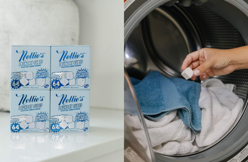 Nellie’s Laundry Cubes Offer Platic-Free Alternative To Pods