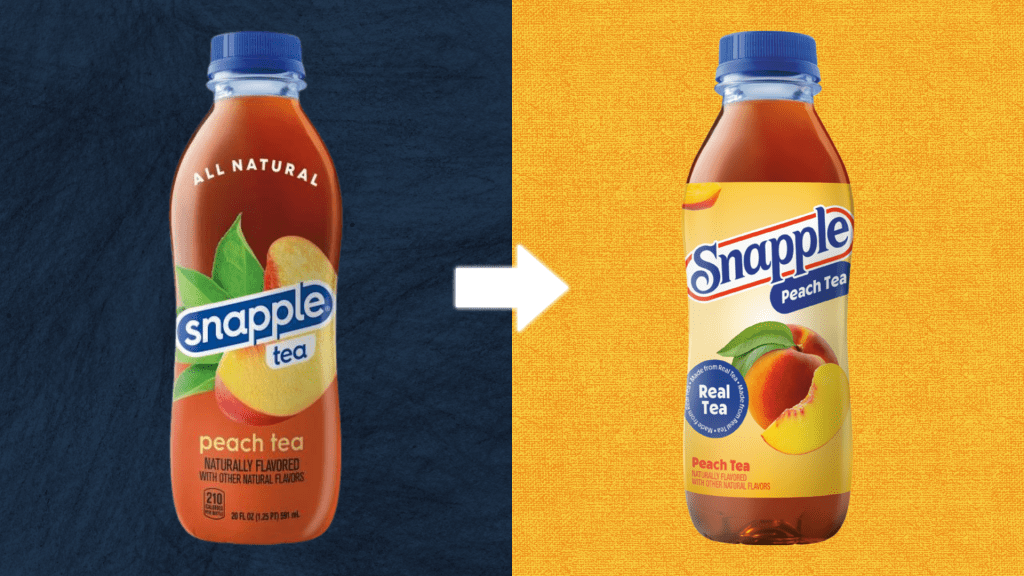 Snapple Mostly Revives its 90s Look, But Don’t Expect A Glass Bottle Comeback