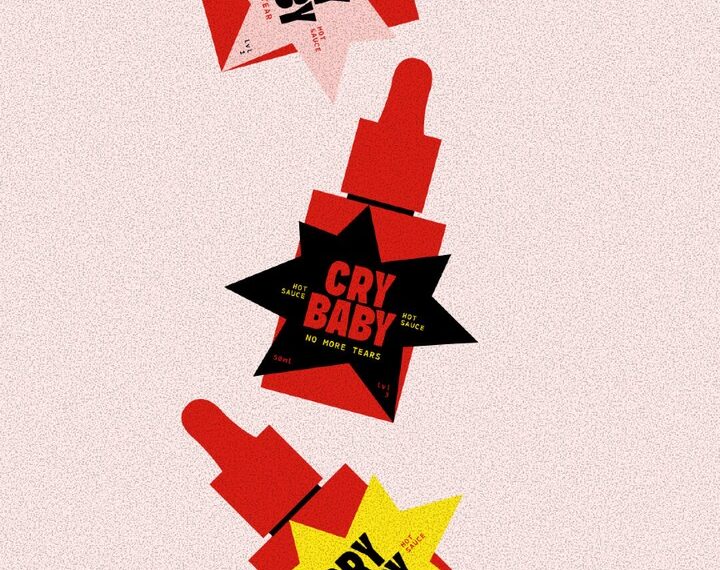 CRYBABY Turns Hot Sauce Into a Graphic Scream