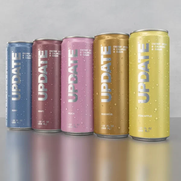 Kim Kardashian and Day Job Introduce Update and its Soft Take on Energy Drinks