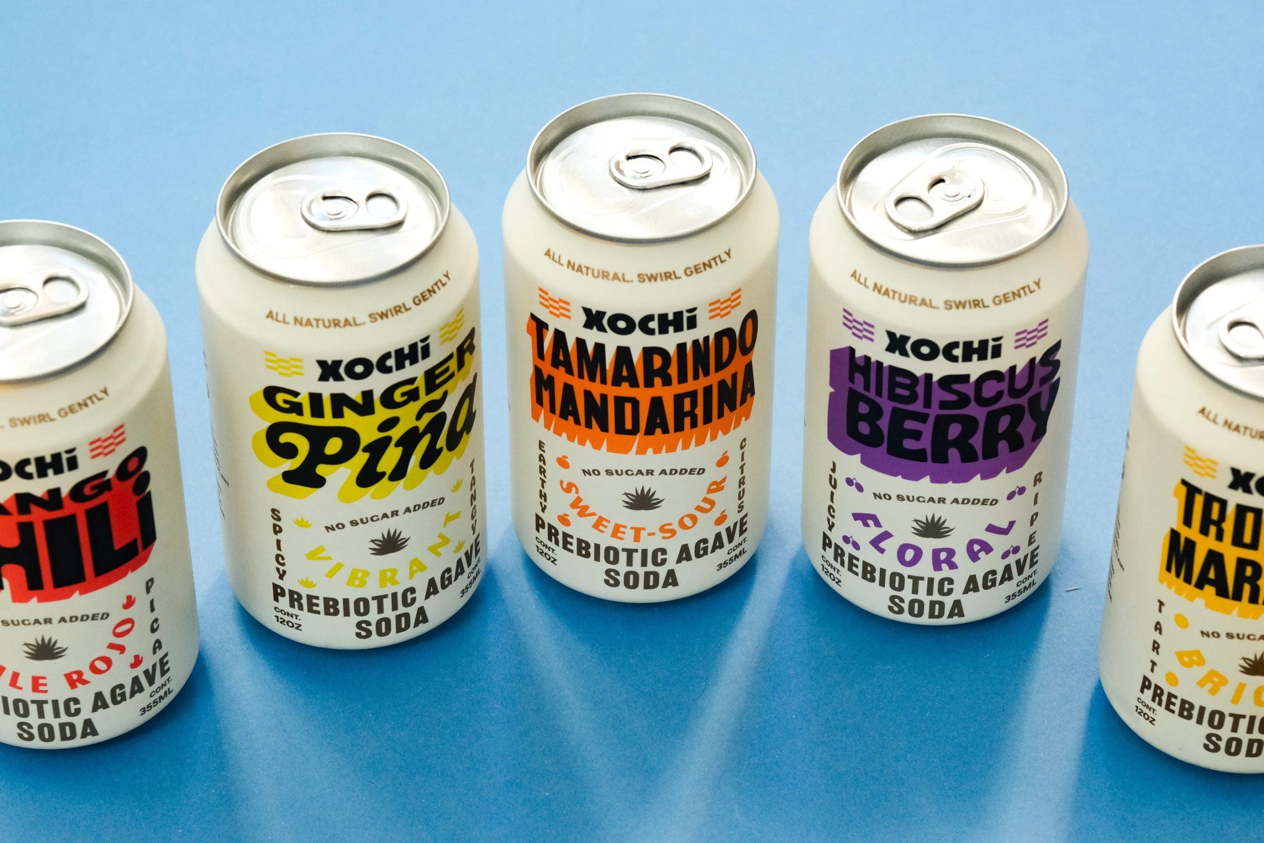 Kinoto Studio Turns Xochi’s Soda Packaging Into a Mexican Fiesta