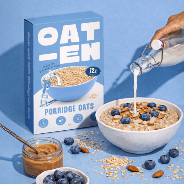 Oaten Offers a Fresh Take on Breakfast Branding