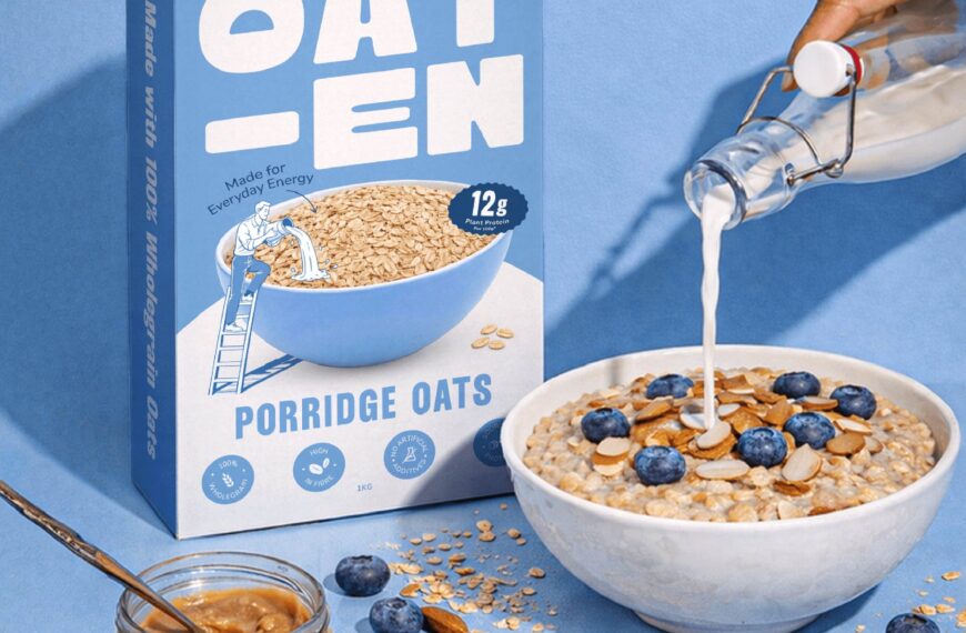 Oaten Offers a Fresh Take on Breakfast Branding
