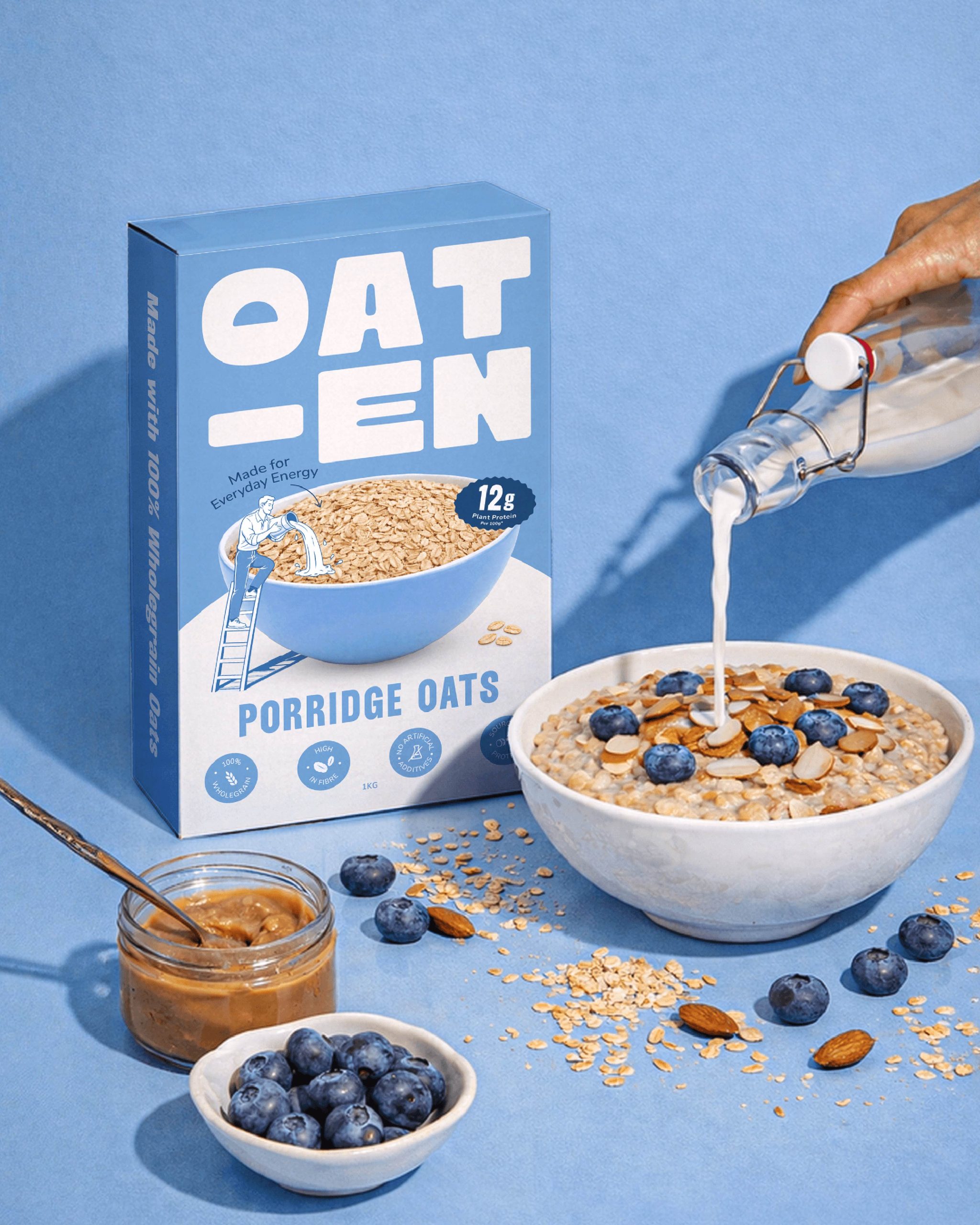 Oaten Offers a Fresh Take on Breakfast Branding
