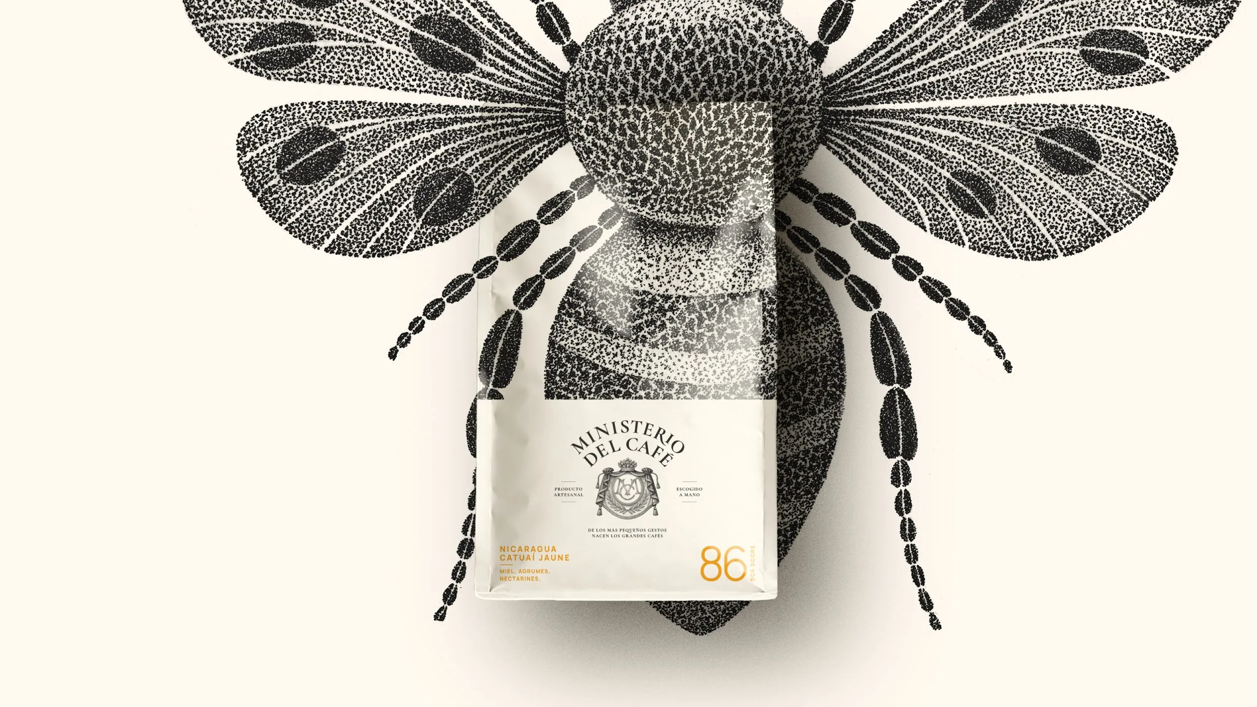 Ministerio del Café Serves Up Pointillism for Your Morning Brew