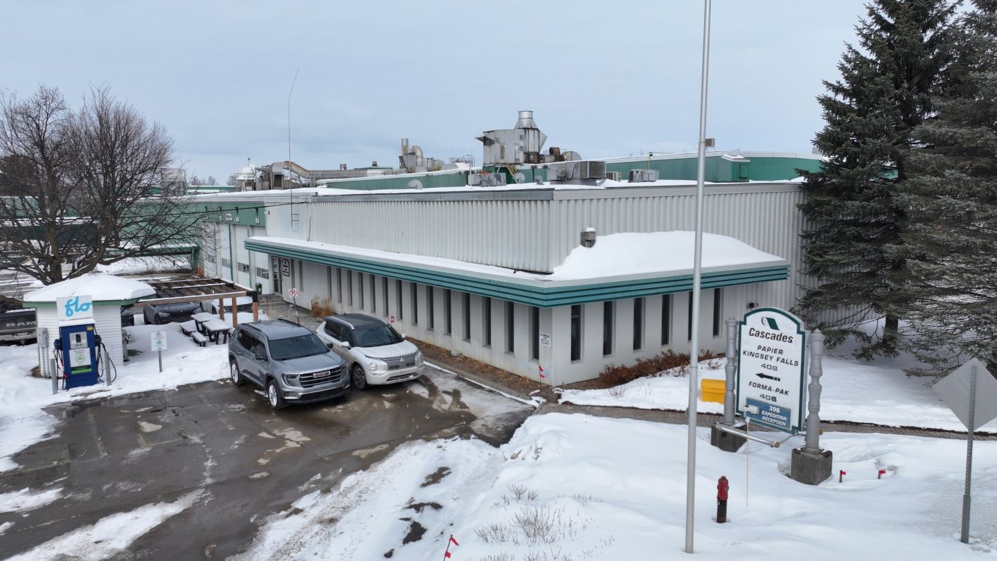 Cascades invests in Kingsey Falls facility upgrade