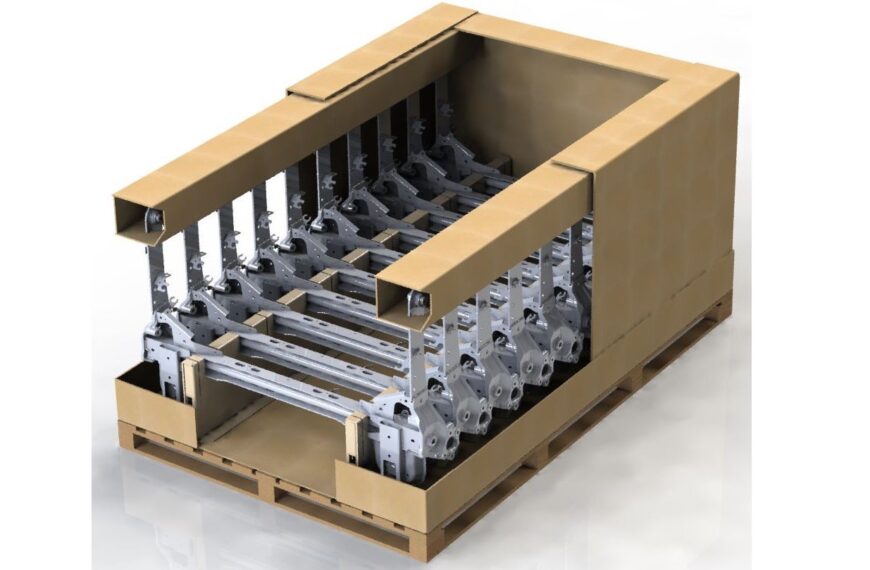 DS Smith unveils cardboard packaging for car chassis
