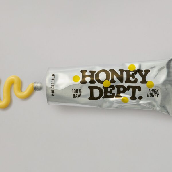 Honey Department’s Brand Identity Lays It On Thick (and From an Aluminum Tube)