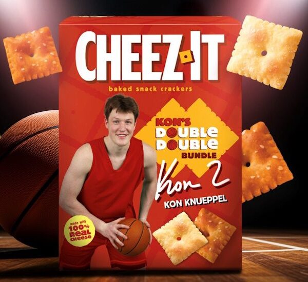 Cheez-It, basketball star Kon Kneuppel team up for LTO