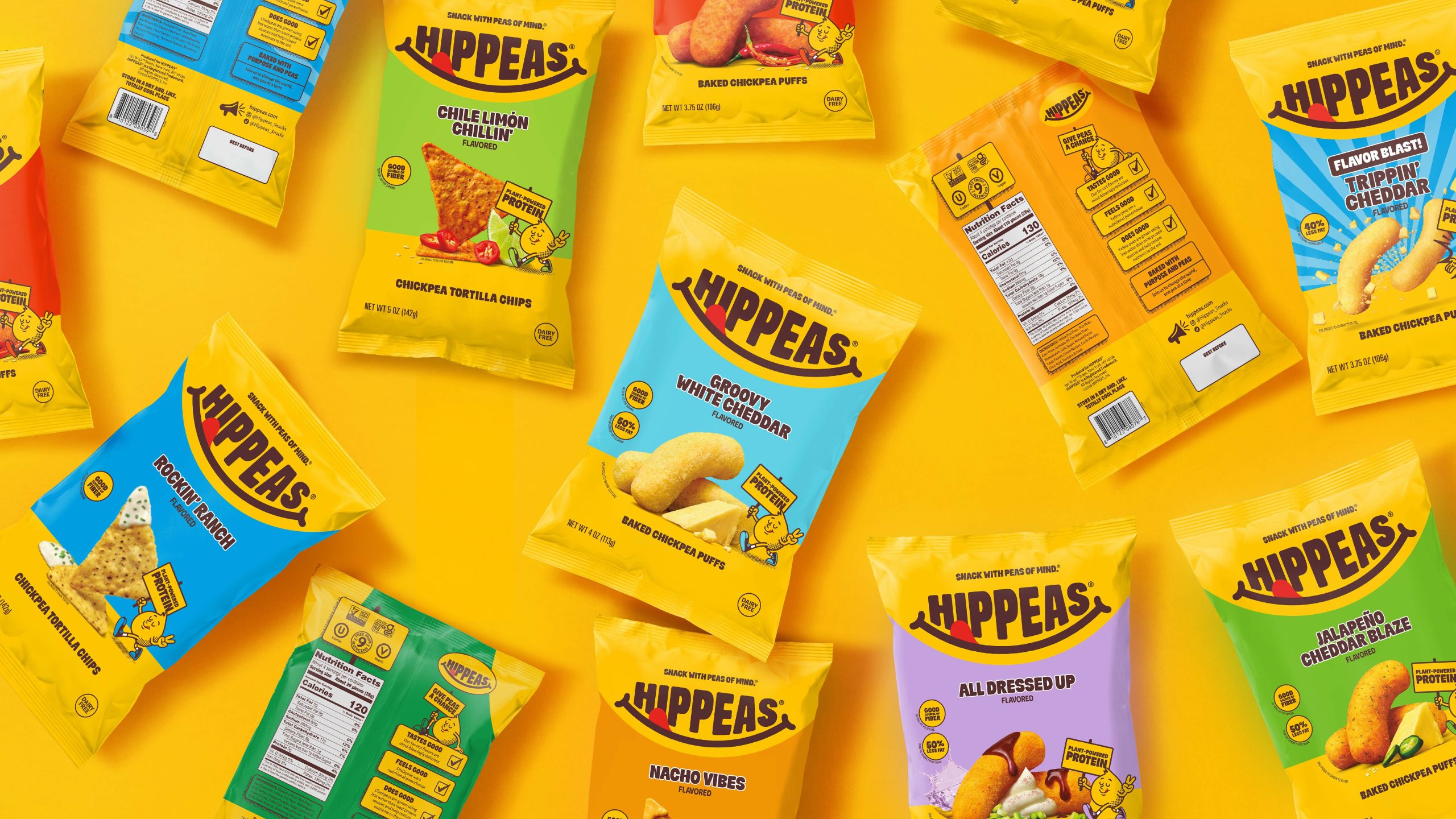 Hippeas Harnesses the Joy of Chickpeas in New Brand Refresh