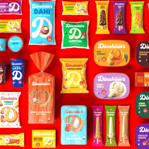 Dinshaw’s Redesigns With Its Logo Front and Center