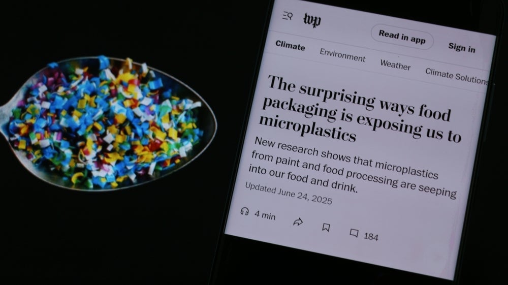 Nanoplastics research raises new questions for plastic packaging industry