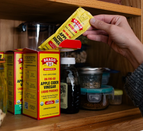 Bragg® Introduces New On-The-Go Pouches for Apple Cider Vinegar