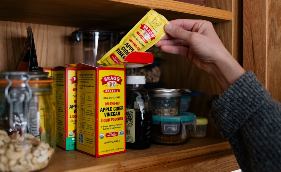 Bragg® Introduces New On-The-Go Pouches for Apple Cider Vinegar