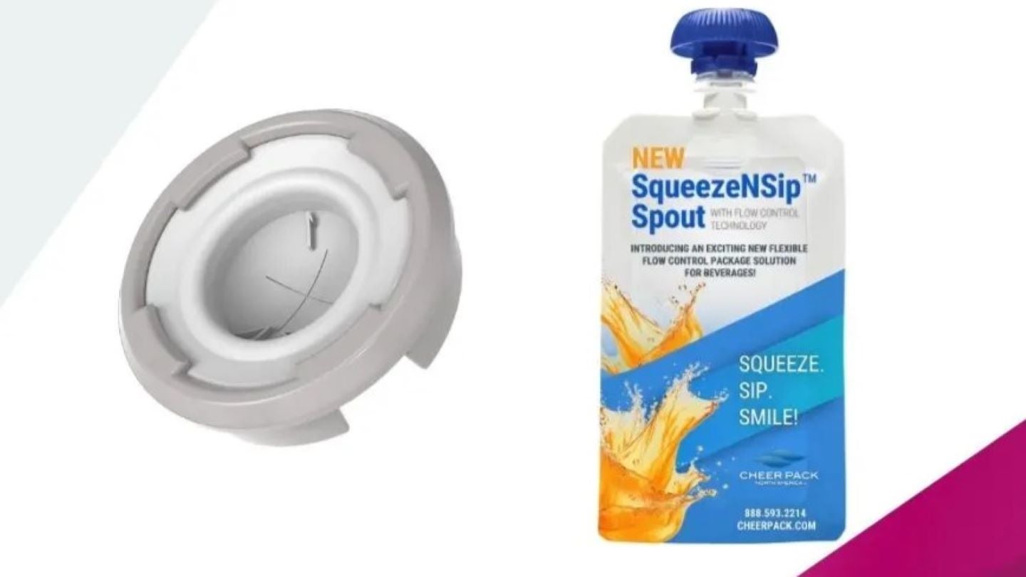 Cheer Pack leverages Aptar valve tech for no-spill pouch