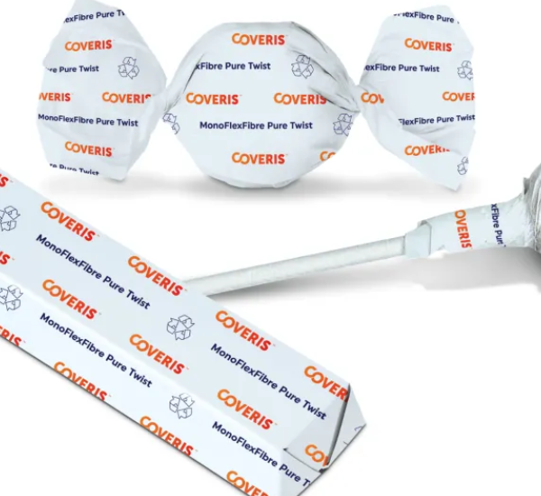 Coveris Launches MonoFlexFibre Pure Twist for Confectionery Products