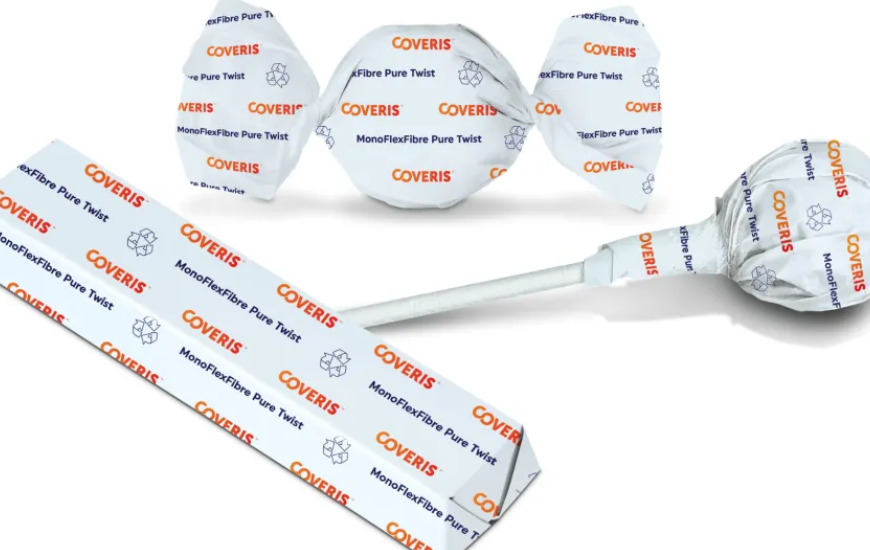 Coveris Launches MonoFlexFibre Pure Twist for Confectionery Products