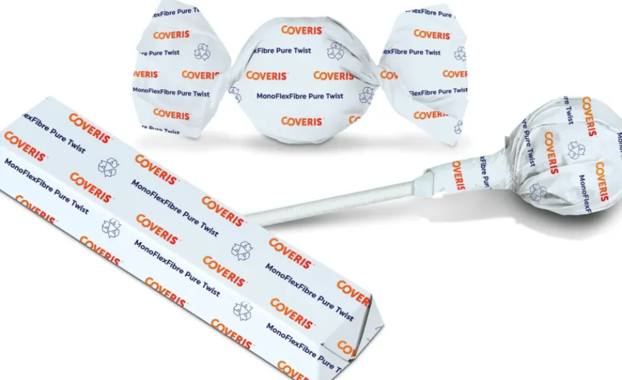 Coveris Launches MonoFlexFibre Pure Twist for Confectionery Products