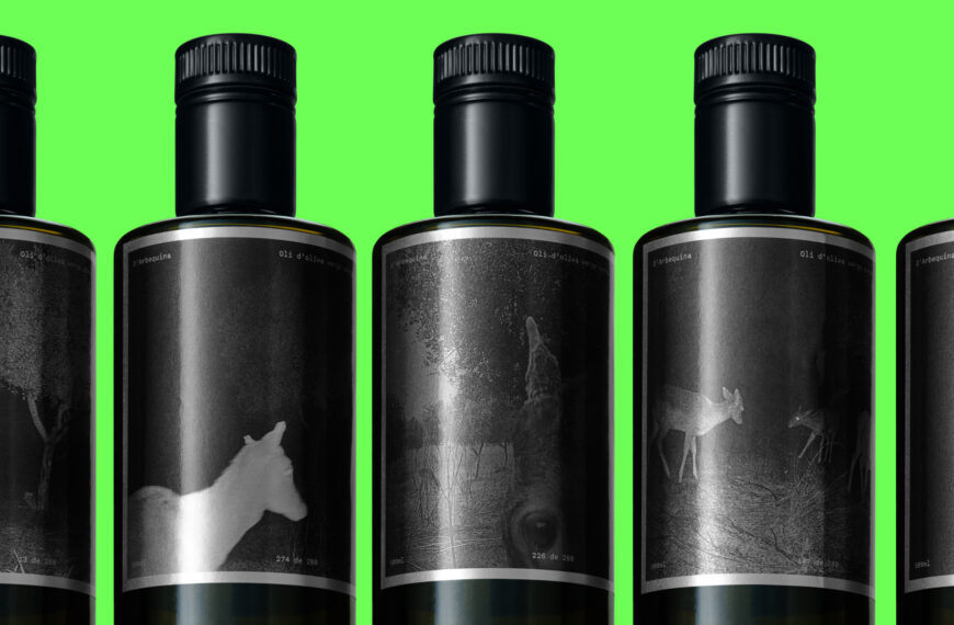 Forget Silly Squeeze Bottles For Olive Oil; D’Arbequina Uses Photos of Wild Deer