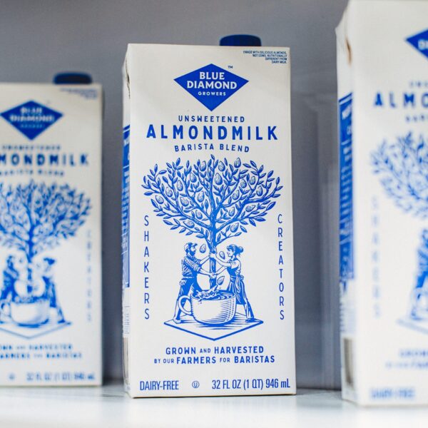 Turner Duckworth Redesigns Blue Diamond’s Barista Almond Milk