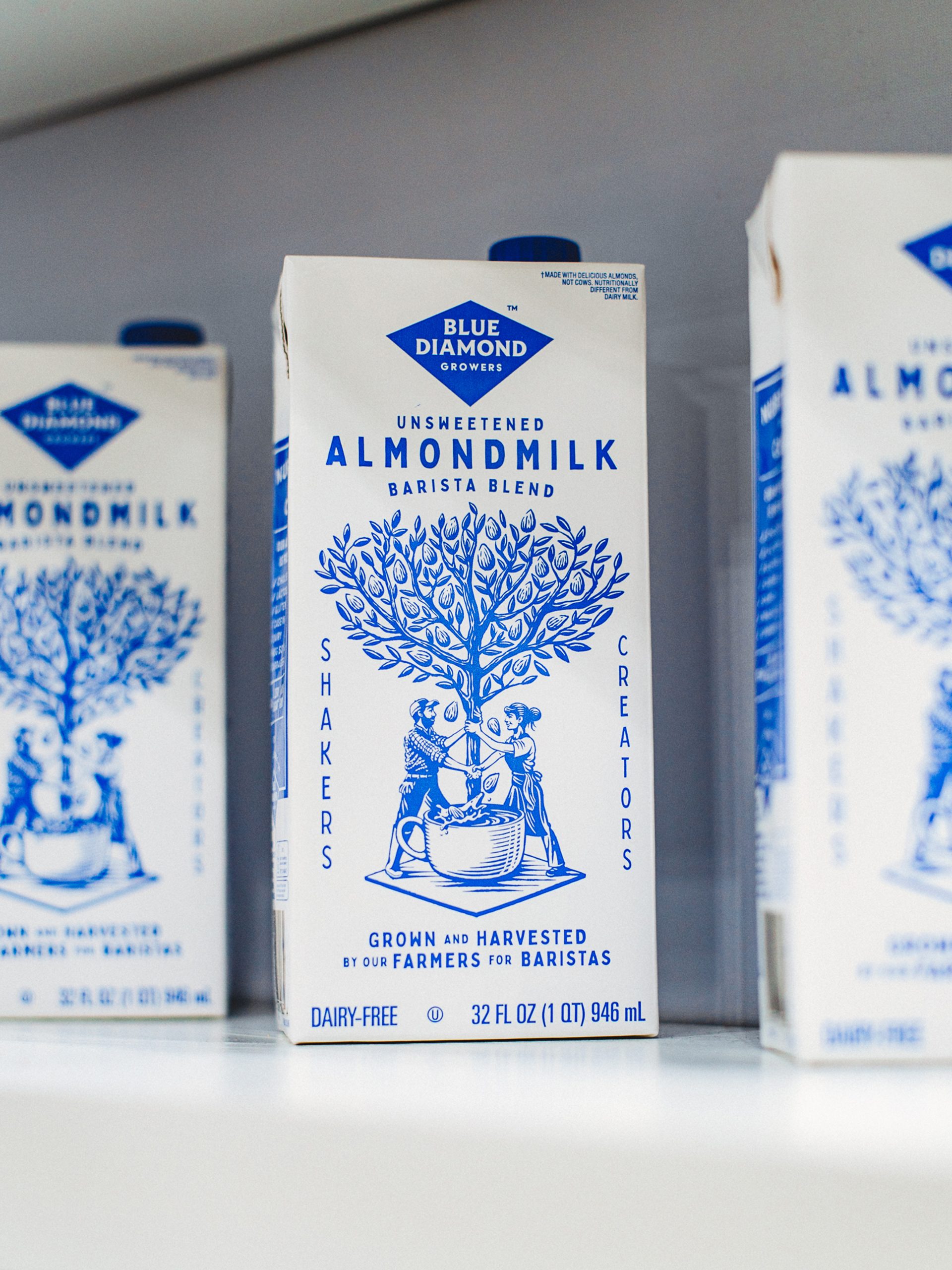 Turner Duckworth Redesigns Blue Diamond’s Barista Almond Milk