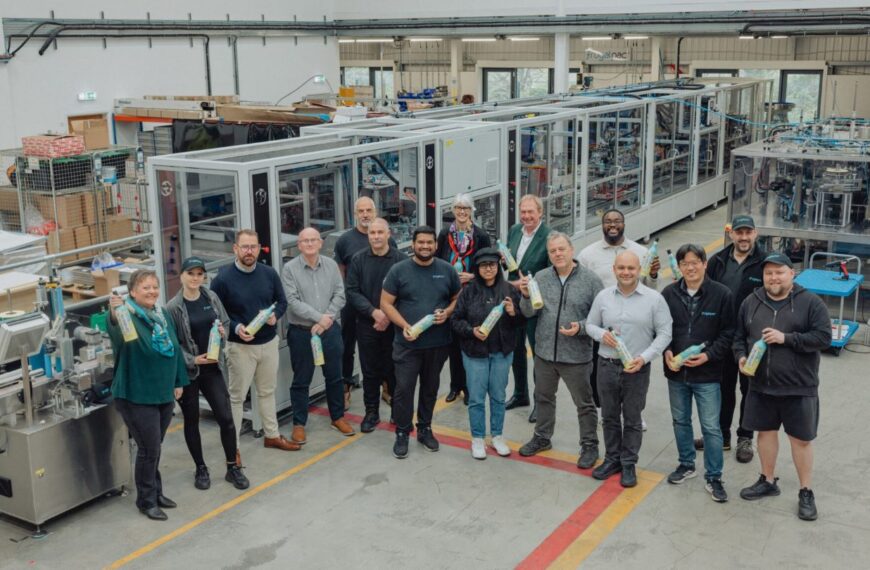 Frugalpac increases output with new paper bottle machine