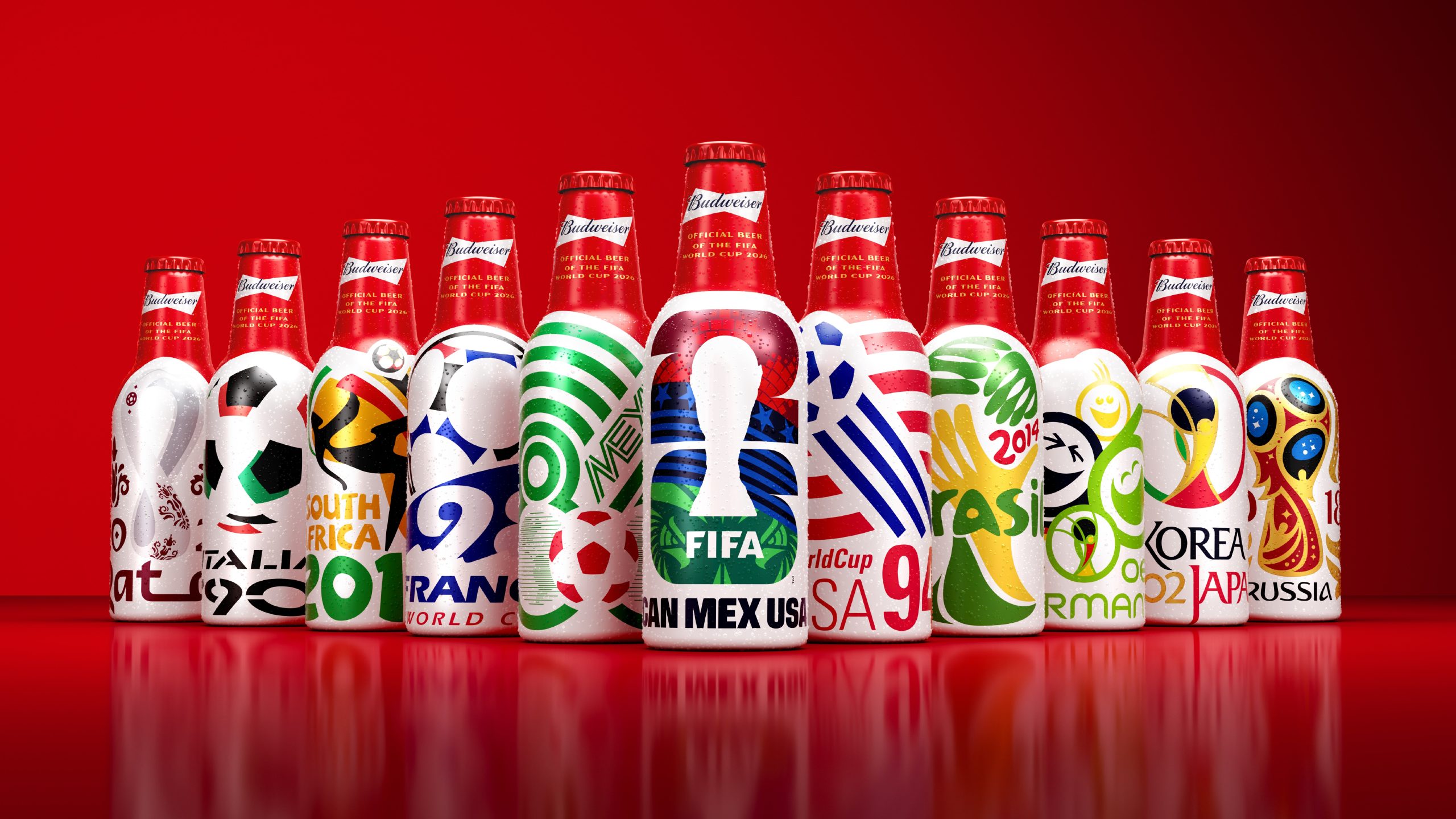 Budweiser Reveals JRK-Designed FIFA World Cup Anniversary Packs