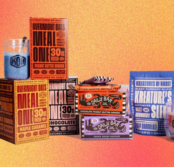 Don’t Call it Design Oatmeal: Kreatures Of Comfort’s Overnight Oats Goes All-In On Type