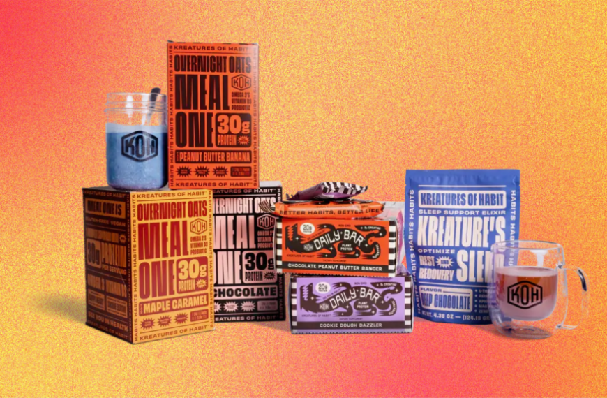 Don’t Call it Design Oatmeal: Kreatures Of Comfort’s Overnight Oats Goes All-In On Type