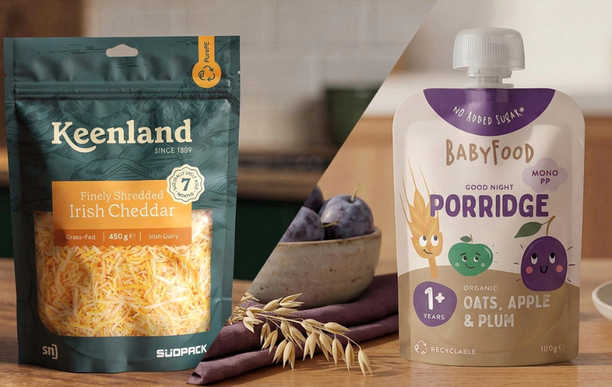 SÜDPACK Highlights Innovative Pouch Packaging for Grated Cheese, Fruit Purées