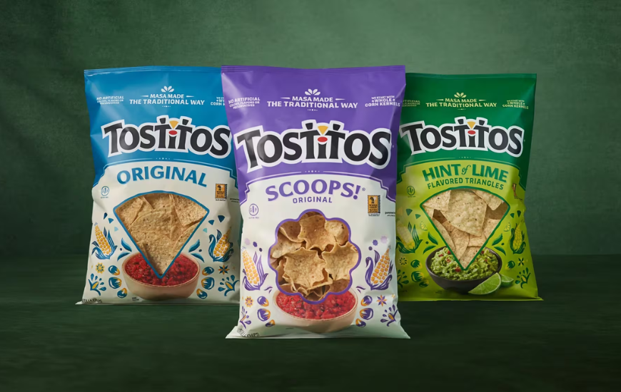 Tostito's Launches Redesigned Packaging