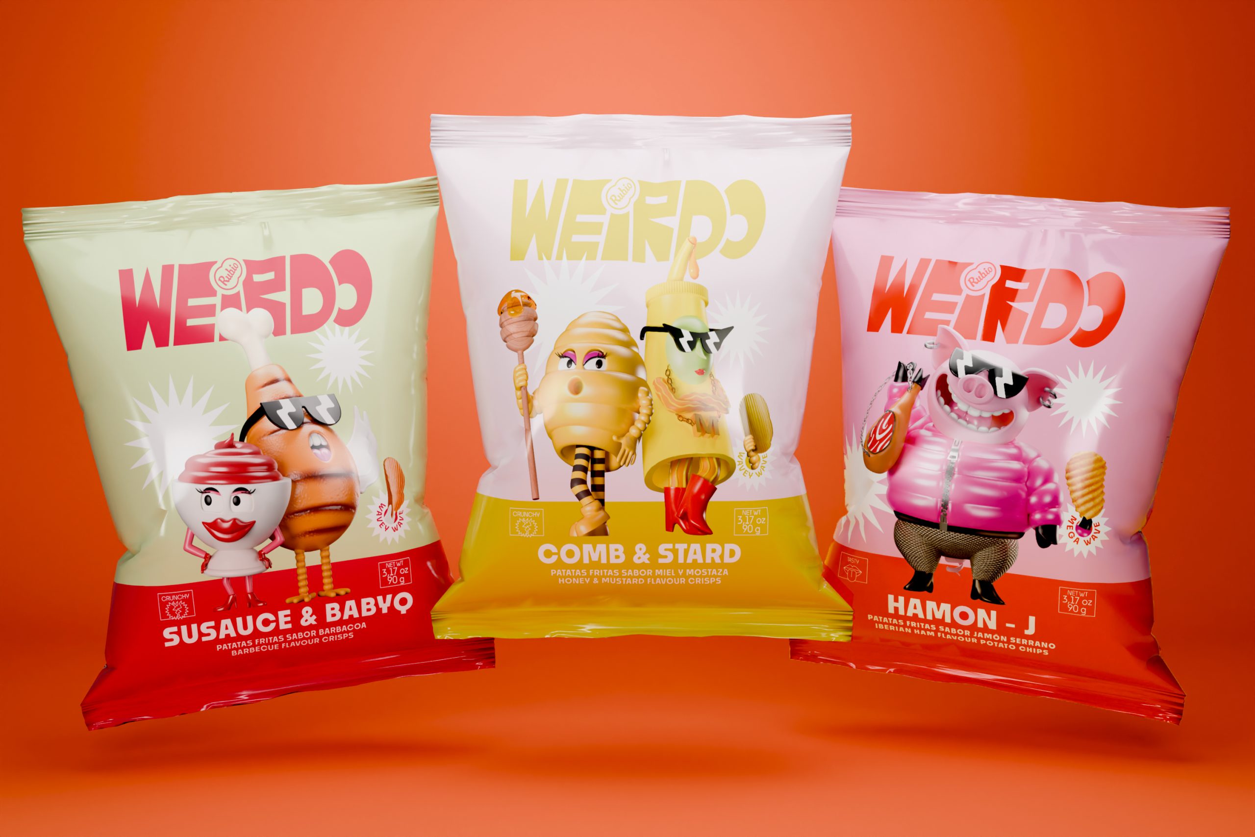 Weirdo Snacks Illustrates Flavor With Cartoon Hijinx